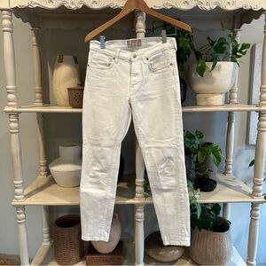 Everlane the Mid-Rise Skinny Jean in Bone (26)